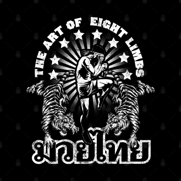 Muay Thai 8 Limbs by Black Tee Inc