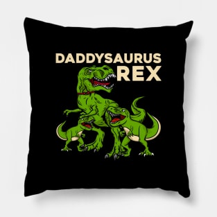 Prehistoric Daddysaurus Rex - Dinosaur Gift Pillow