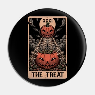Halloween Tarot Pumpkin Treat Pin