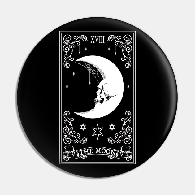 The Moon Tarot Card Pin by RavenWake