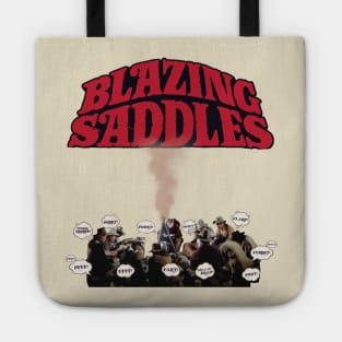 Blazing Saddles Campfire Fart Scene Tote