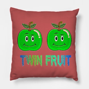 THE TWINS FRUIT T-SHIRT Pillow