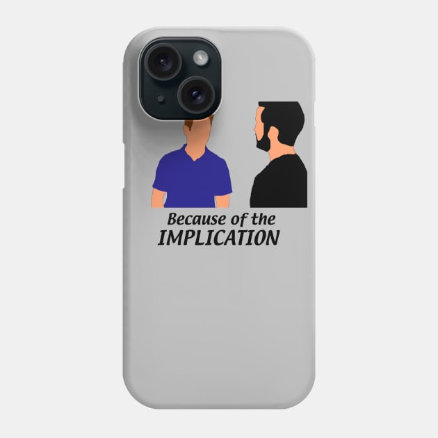 The Implication Silhouette Phone Case by c_gorrod