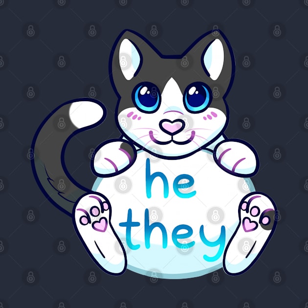 Kitty Pronouns - He/They by leashonlife