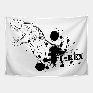 T-Rex Ink Spatter Tapestry