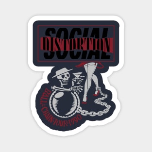 Social Distortion Ball And Chain Magnet