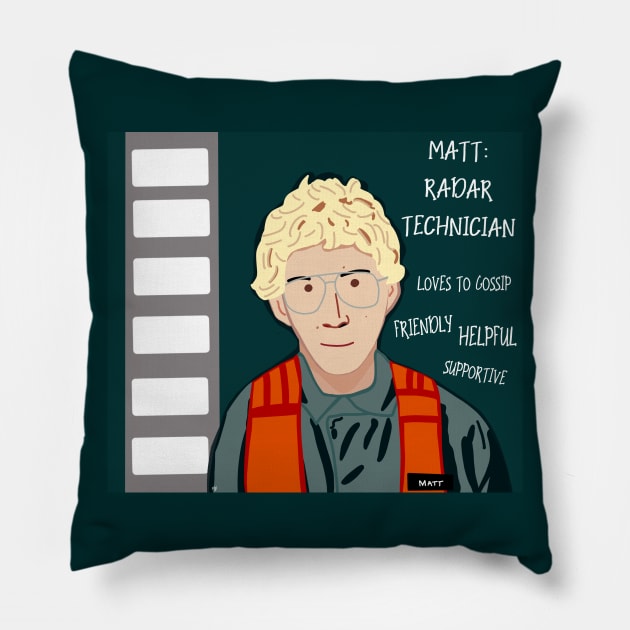 SNL Matt Adam Driver Pillow by Bookishandgeeky