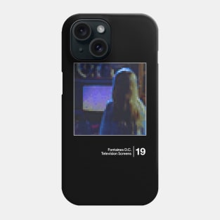 Fontaines D.C. - Television Screens / Minimalist Style Graphic Design Phone Case