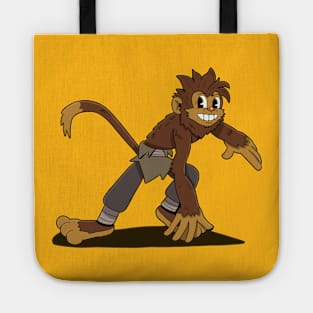 Monkey t-shirt Tote