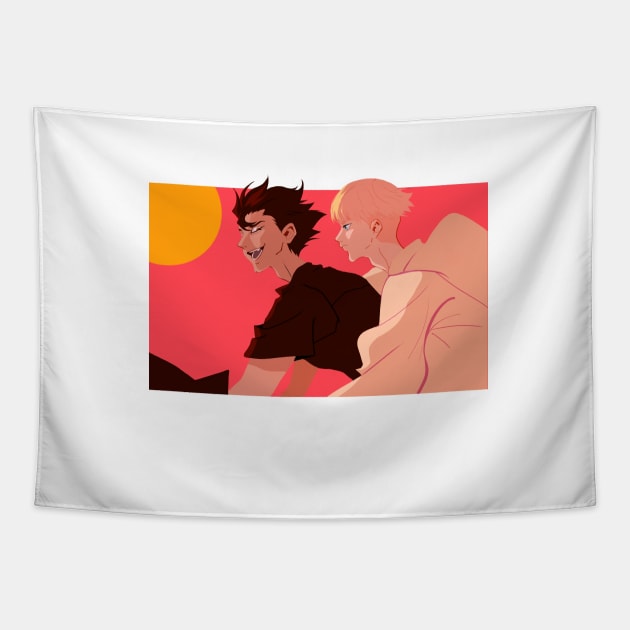 Devilman Crybaby Tapestry by kimchiicloudz