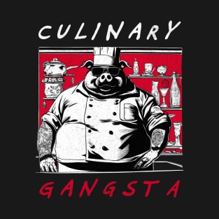 Culinary Gangsta - Retro Chef T-Shirt