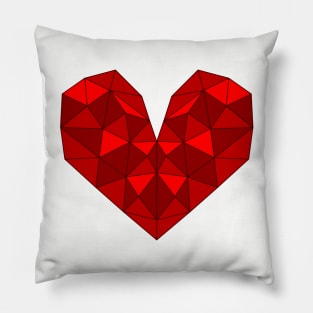 Crystal heart. Pillow