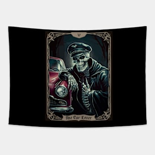 Funny Tarot Card : The Car Lover Tapestry