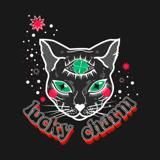 Lucky Charm Black Cat T-Shirt