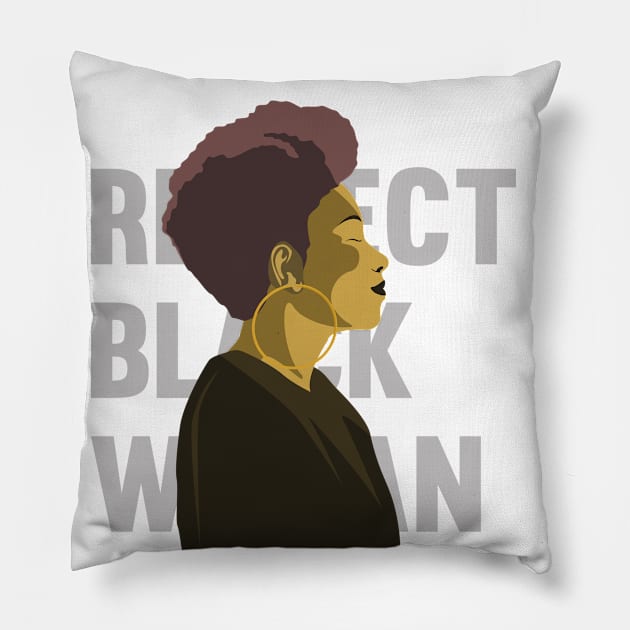 black queen Pillow by dewantyovani