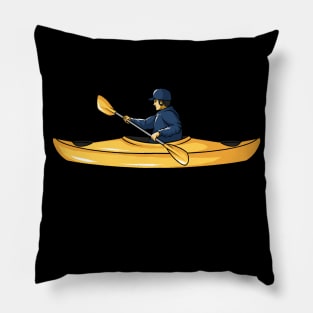 Canoe Canoeing Pillow