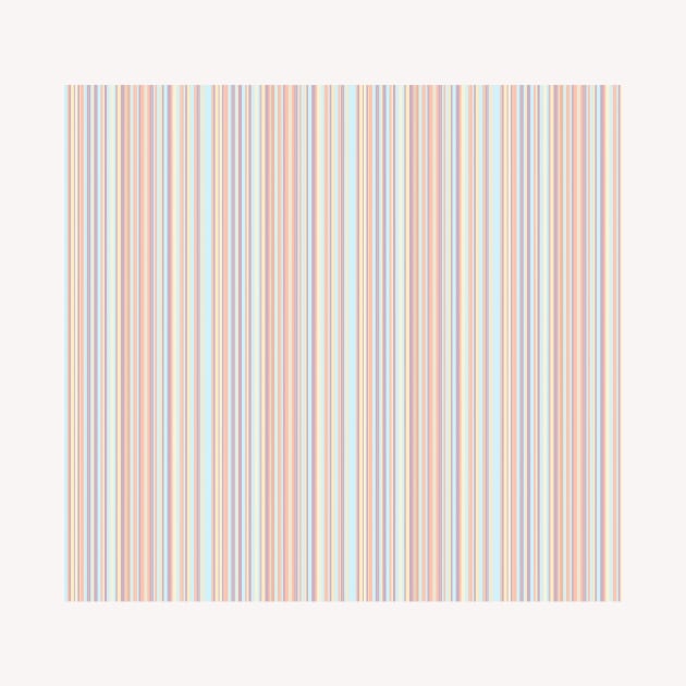 Multi Colored Stripes - Blue Pink Purple by karolynmarie