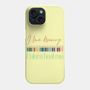 Colors heal me Phone Case