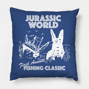 The Jurassic World First Annual Fishing Classic Pillow