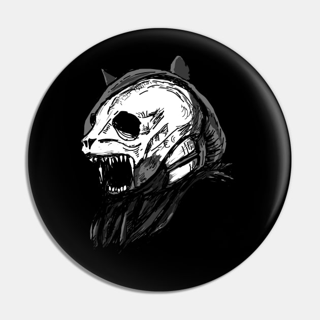 Panda Skull Pin by DeathAnarchy