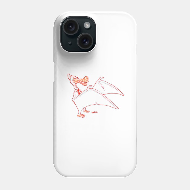 Office Pterodactyl Phone Case by CoolCharacters