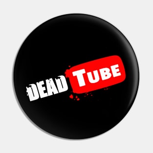 Dead Tube White Font Pin