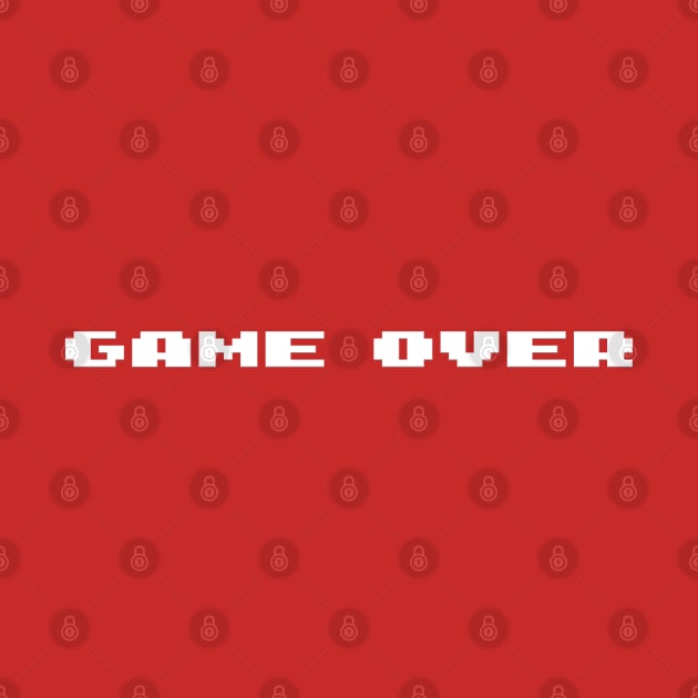 Video Games Game Over Screen by GreenGuyTeesStore