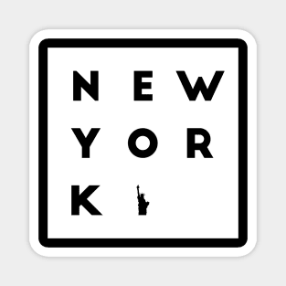 New York | United States of America | American letters Magnet