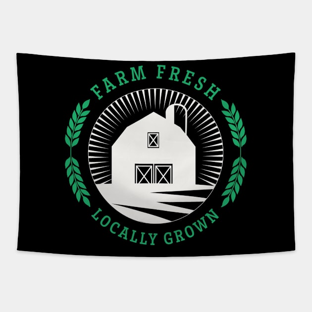 Farm Fresh Shirt Tapestry by SWON Design