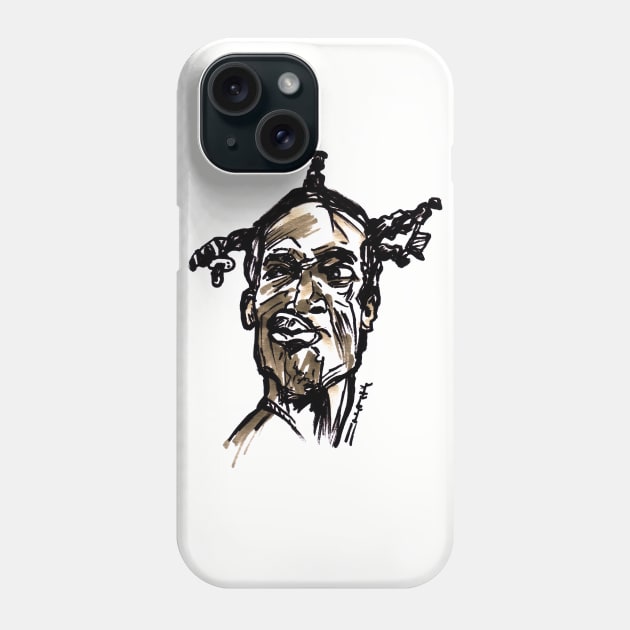 Don't Be a Menace to Loc Dog Phone Case by sketchnkustom