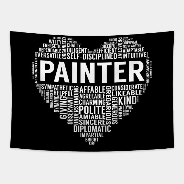 Painter Heart Tapestry by LotusTee