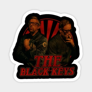 Retro Vintage Classic The Black Keys Magnet