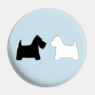 Scotties & Westies Pin