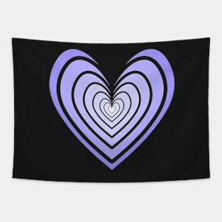 Rosy Heart (Light Purple) Tapestry