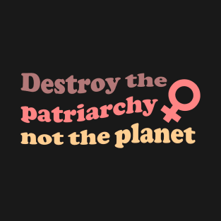 Destroy The Patriarchy Not The Planet T-Shirt