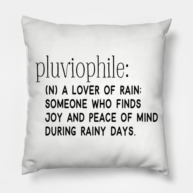 Rain lover Pillow by peggieprints