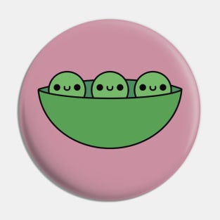 Cute Kawaii Peas In A Pod Pin