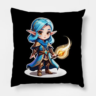 Mage Fantasy Illustration Pillow