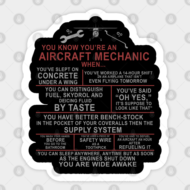 Aircraft Mechanic Funny A&P Airplane Sayings Design - Ap Mechanic ...
