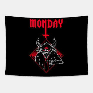 Black Monday Tapestry