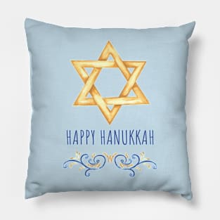 Hanukkah Watercolor A Pillow