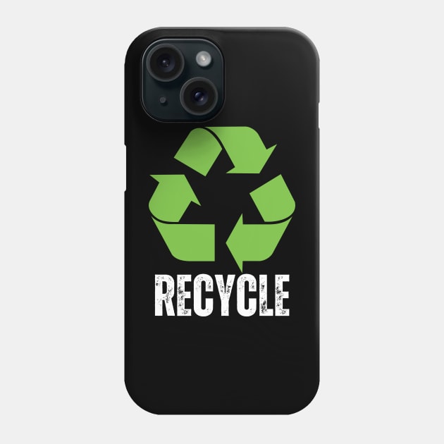 Recycle - Recycling - Recycle Symbol - Reduce Reuse Recycle Earth day Phone Case by aesthetice1