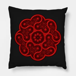 Eight-Sided Mandala with Yin-Yang Theme Pillow