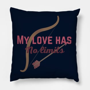 My Love Has No Limits Pillow