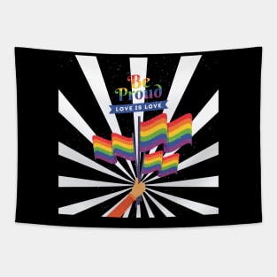 LGBT Couples Design - LGBT Be Proud Tapestry