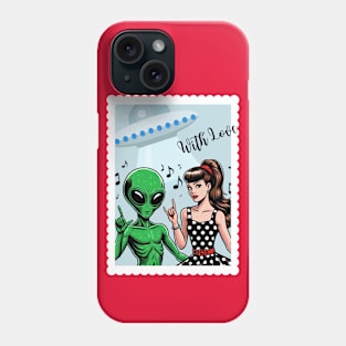 Rockabilly girl’s memory photo Phone Case