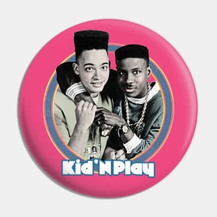 Kid 'n Play \/\/\ 90s Retro Fan Design Pin