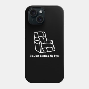 I'm Just Resting My Eyes Funny Vintage Dad Grandpa Gifts Phone Case