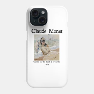 Camille on the beach in Trouville Phone Case