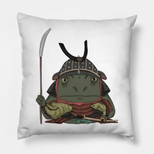 Samurai frog Pillow